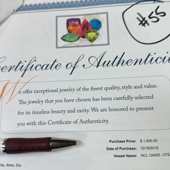 14K white gold and tanzanite earrings - Picture 4 of 14